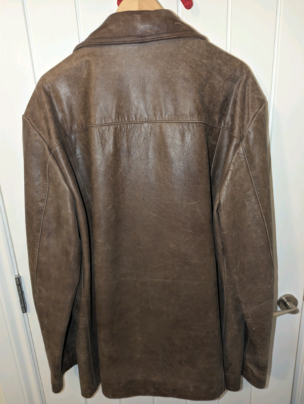 £50 Genuine leather jacket label Next size XL 