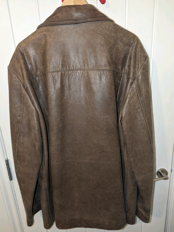 £50 Genuine leather jacket label Next size XL 