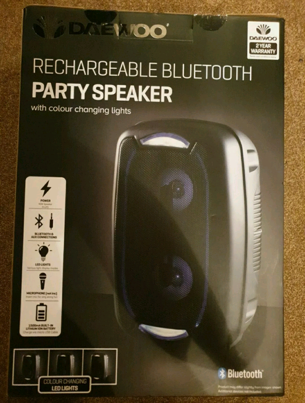 Wireless Bluetooth Speaker Daewoo DSK-400 LED 30W Black