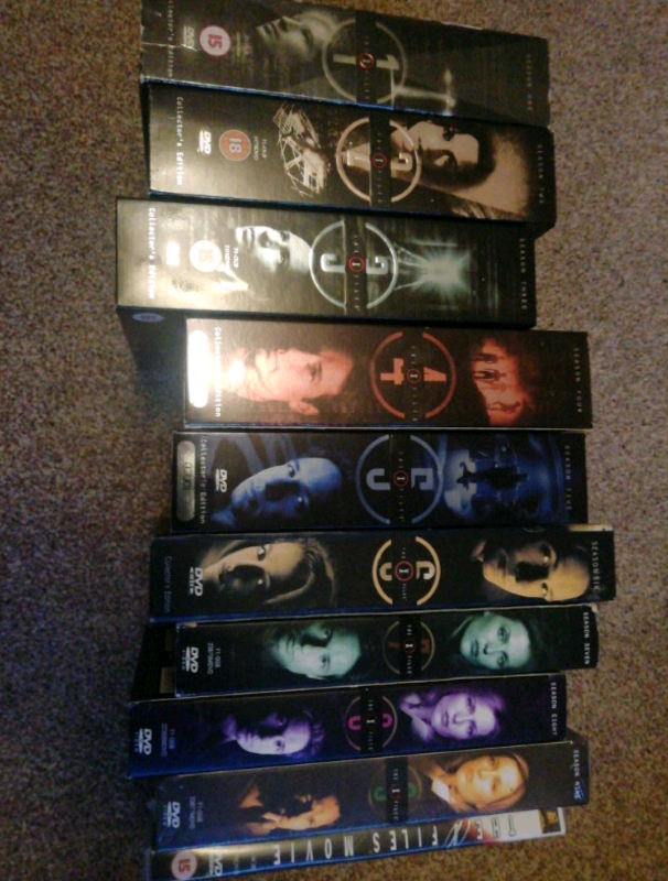 Xfiles season 1-9 dvds
