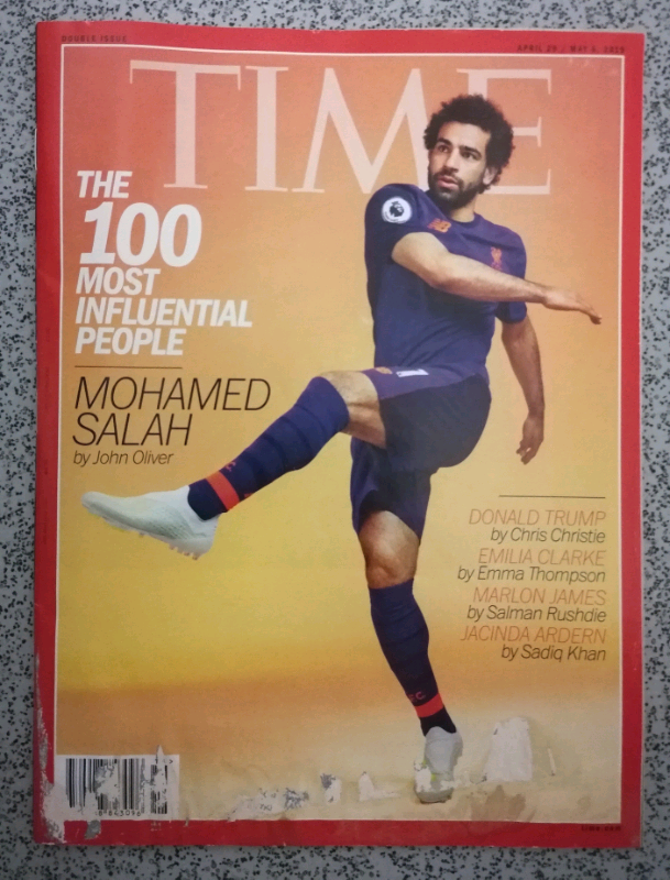 TIME MAGAZINE 100 Most Influencial People 29.04.19 Mo Salah LIVERPOOL 