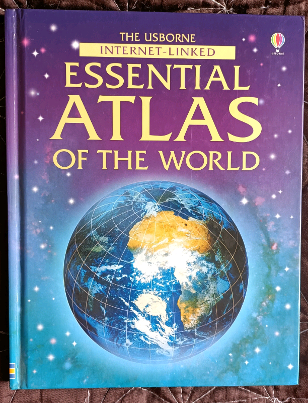 The Usborne Internet-Linked Atlas of the World. £2