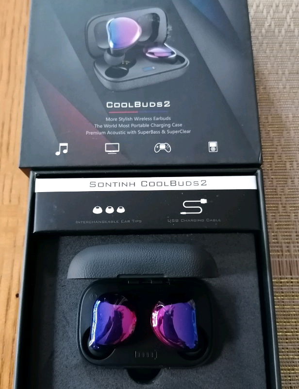 TWS wireless earbuds, Bluetooth 5.0, brand new 