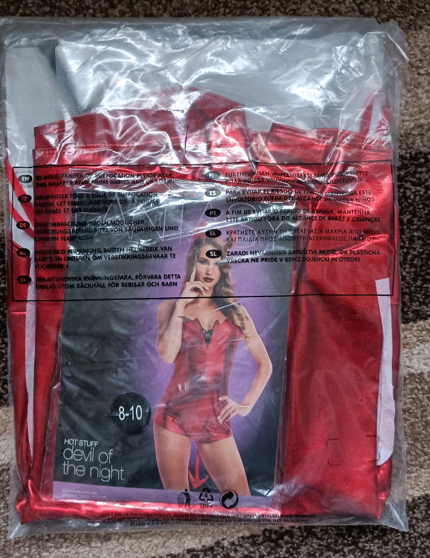 Devil of the Night costume. BRAND NEW. Only £5.