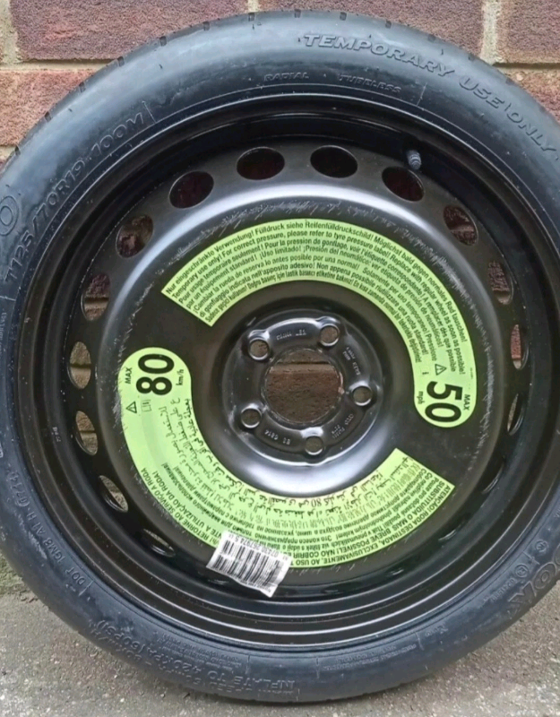image for BMW 19 5 7 6 3 2 1 x1 x2 z4 series space saver spare wheel mini count