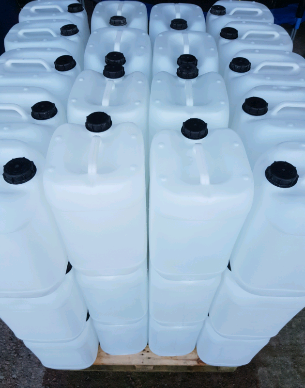 25 L 25L LITRE CLEAR PLASTIC DRUMS JARS WATER CONTAINERS FOR SALE