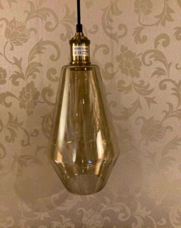 image for Pendant light - smoked glass