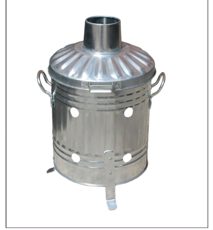 Ambassador Galvanised Mini Garden IncineratorTapered