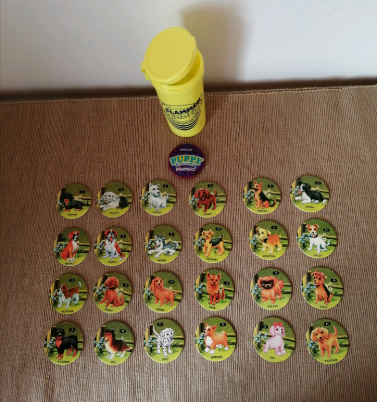 image for Imperial Slammer Whammers Puppy In My Pocket caps set, slammer & caddy