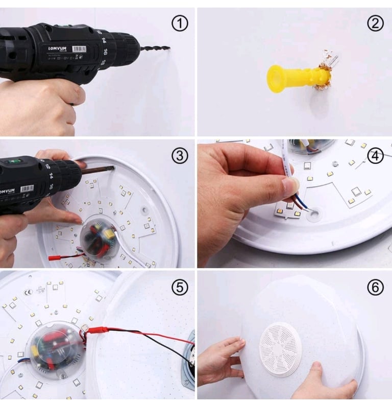 Ceiling Light, Multicolor, Bluetooth Speaker, APP, remote control 