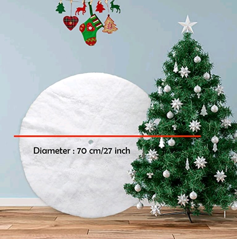 White Xmas Tree Skirt