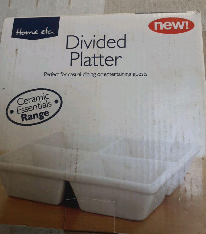 image for SMALL DIVIDED PLATTER DISH