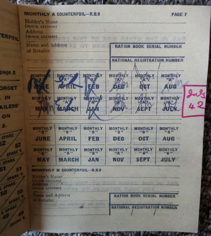 Ration book