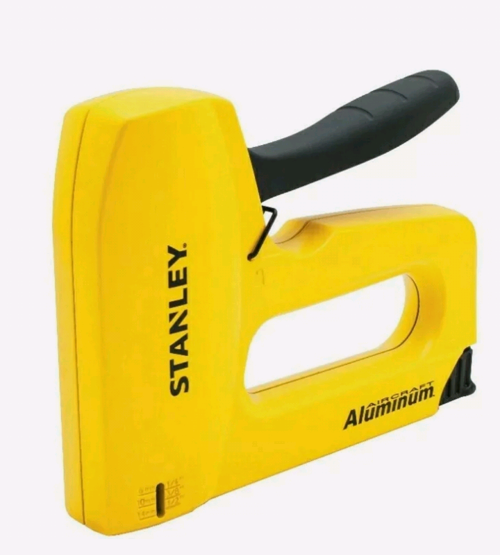 image for STANLEY TR150 SHARPSHOOTER T-50 AIRCRAFT ALUMINIUM HEAVY DUTY STAPLE G