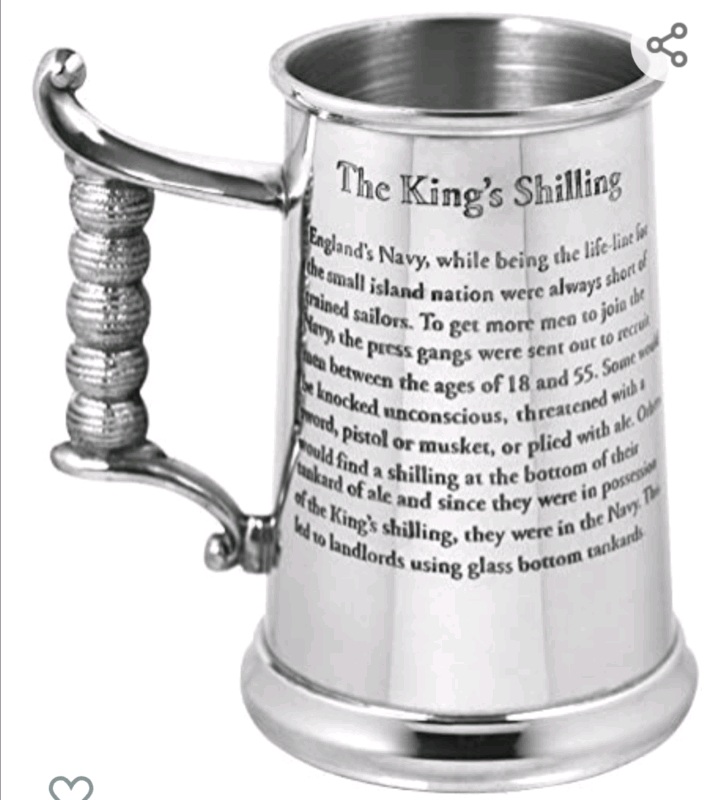 image for Brand new Kings shilling tankard