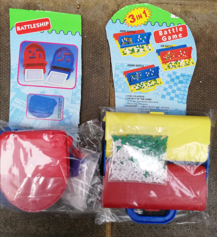 Mini/travel games. Brand new. Ages 4+. £2 each.
