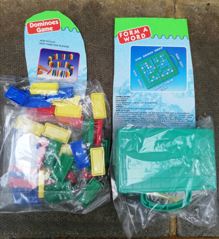 Mini/travel games. Brand new. Ages 4+. £2 each.