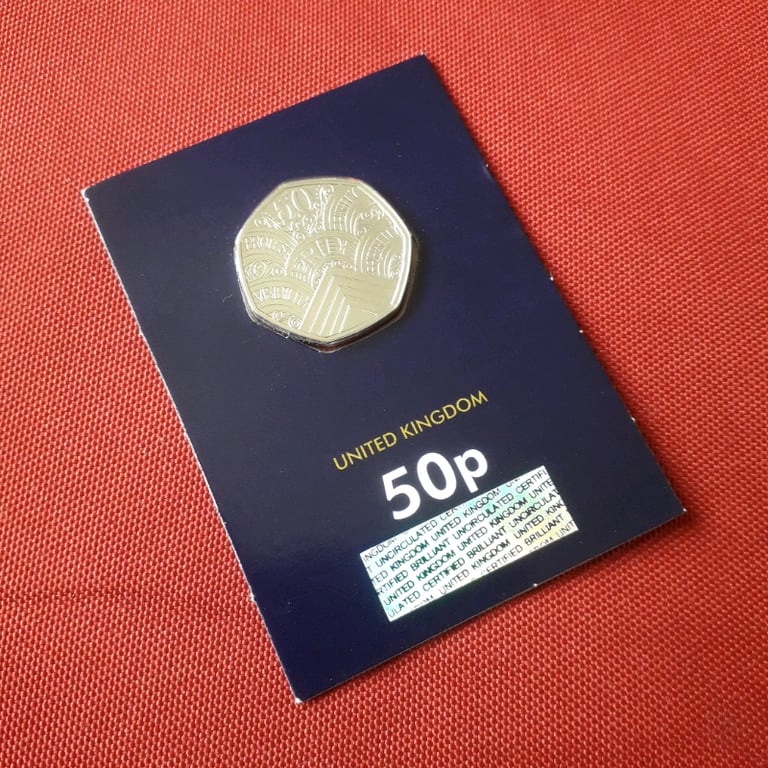 image for 50p ChangeChecker Pride 2022 uncirculated UK coin