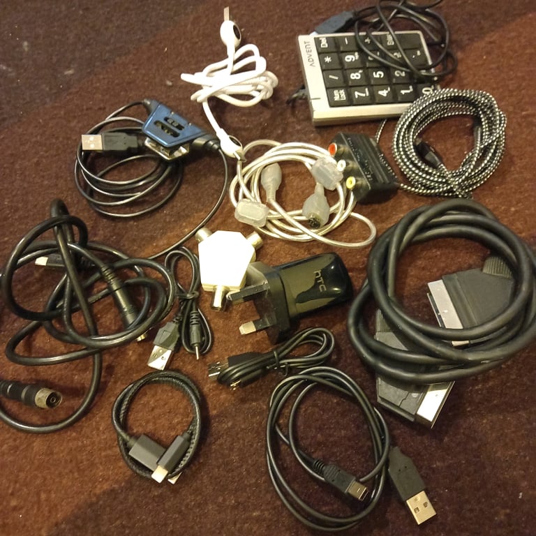 Mix of cables and etc.
