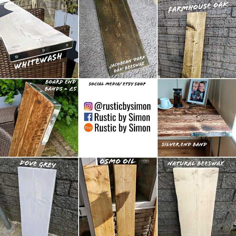 Industrial Designed Chrome & Copper Pipe Shelf Brackets