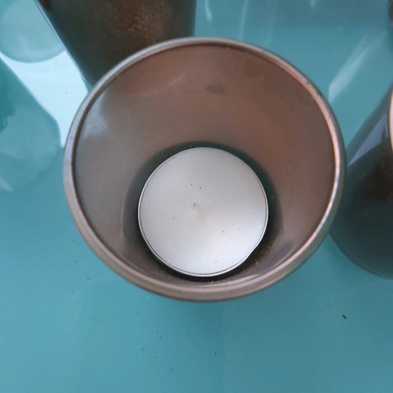 Glass Candle Holders