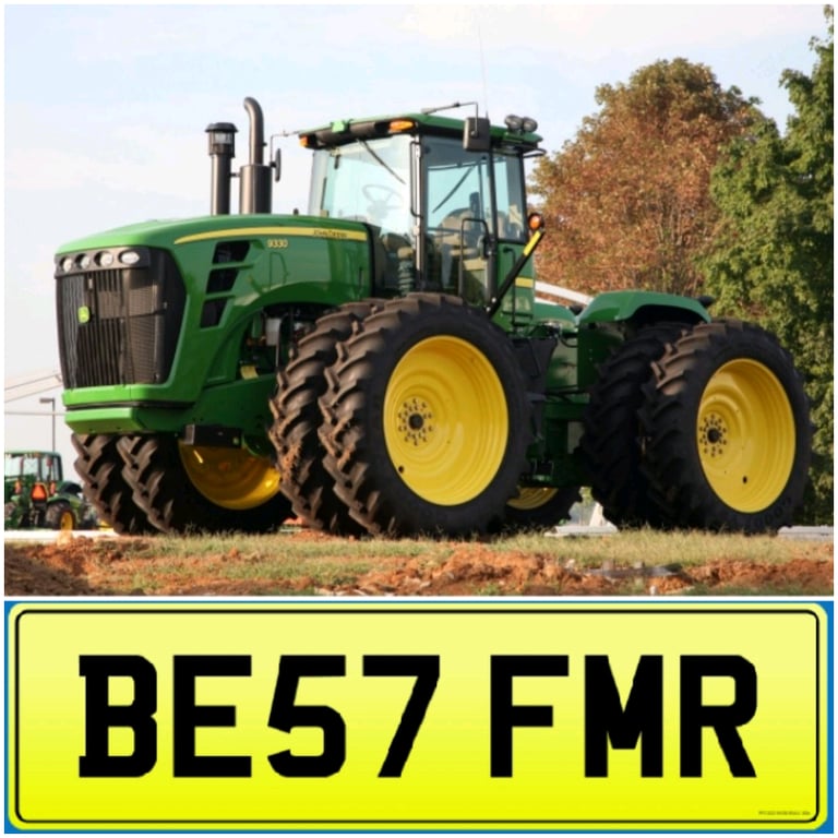 image for 🚜 BEST FARMER TRACTOR NUMBER PLATE 🚜 BE57 FMR