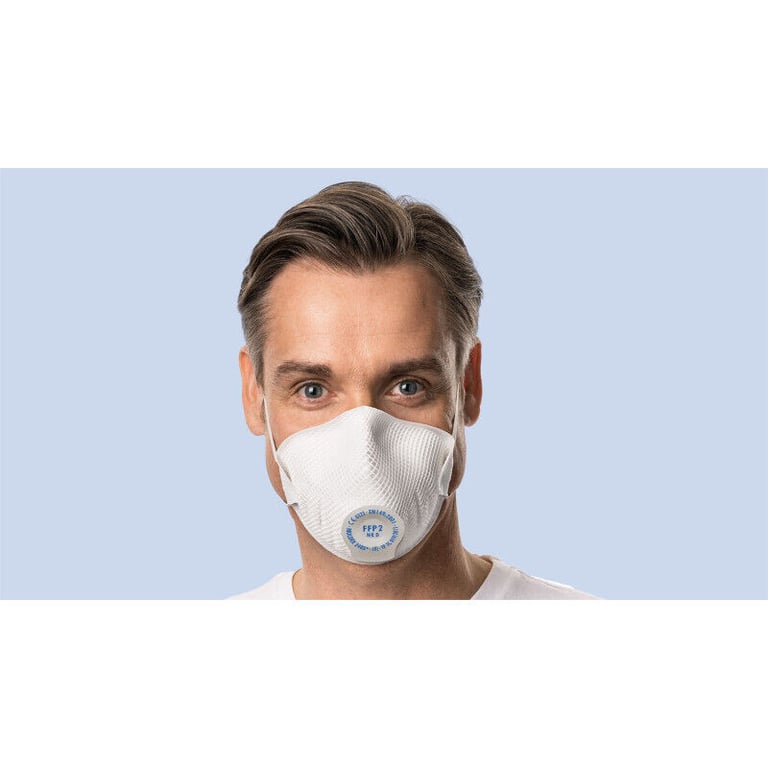 3 x MOLDEX 2455 SMART VALVED DISPOSABLE RESPIRATOR MASK's FFP2 NR D 4 ALL TRADES