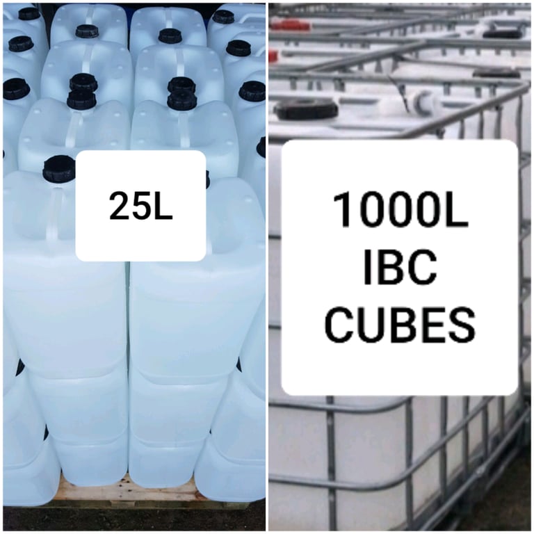 20L 25L 1000L L LITRE IBC CUBES CONTAINERS WATER TANKS DRUMS JARS 