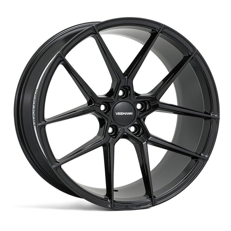 19Inch Veemann V-FS39 alloys 5x112 (Gloss black) For Vw, Seat Audi A4,A5,A6 Models