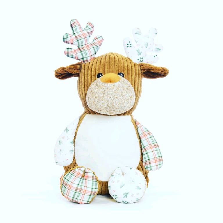 image for Xmas Teddy Personalised Embroidered 