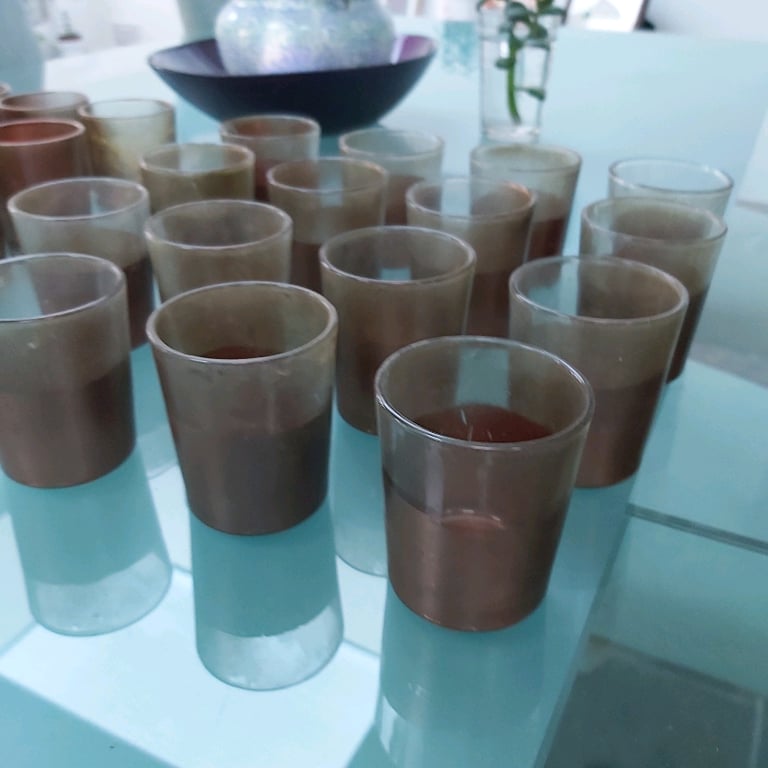 Glass Candle Holders
