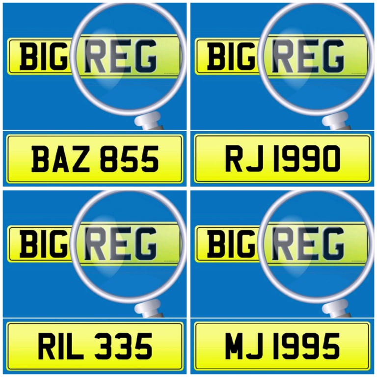 DATELESS PRIVATE REGISTRATION CHERISHED NUMBER PLATE STARTING AT £799