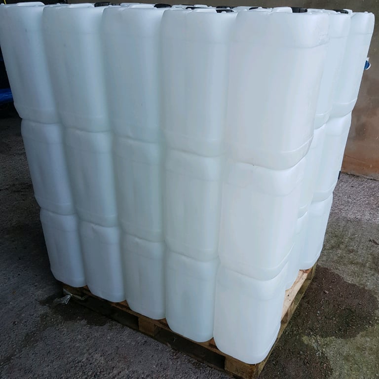 25 25L L LITRE CLEAR PLASTIC WATER CONTAINERS JARS DRUMS 