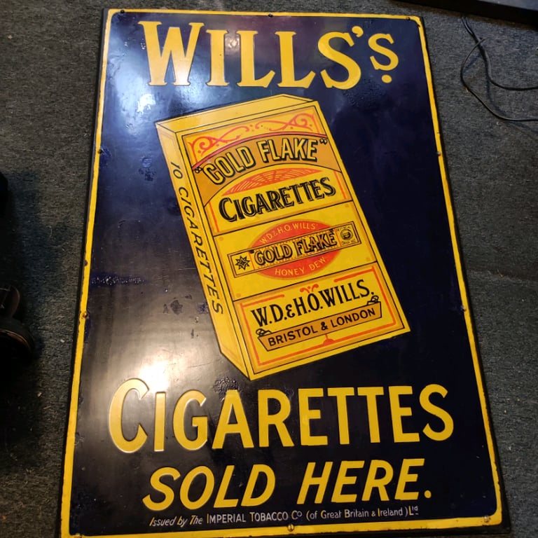 image for Wills enamel sign 