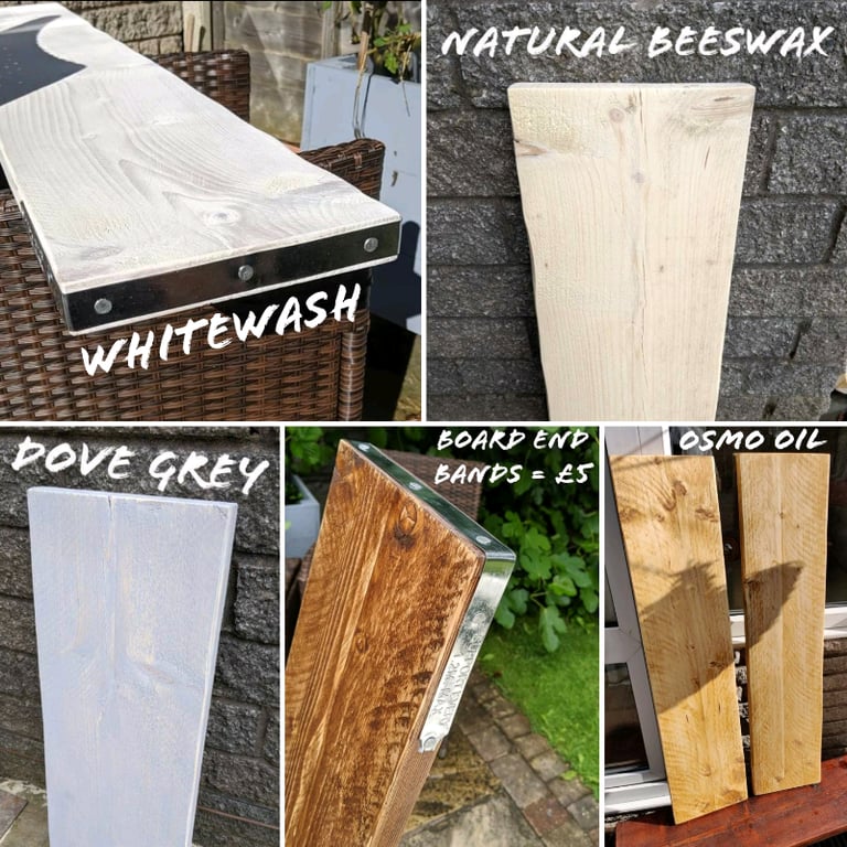 Deep/ Wide Rustic Shelves