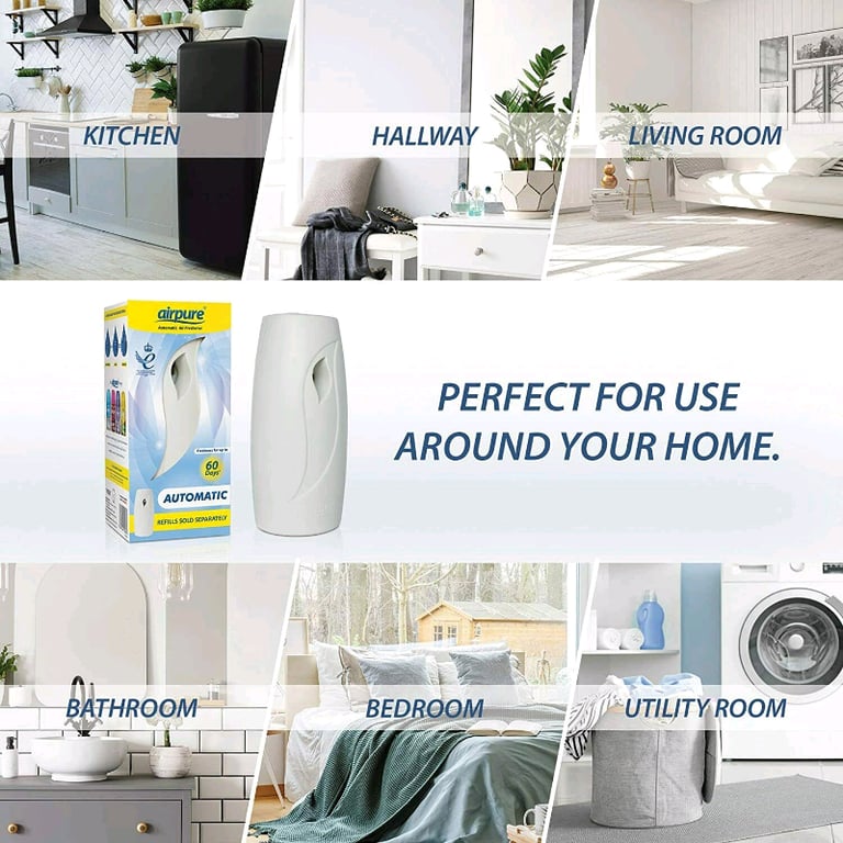 Brand New Airpure Automatic Machine + 2 x 250ml Cistrus Fragrance