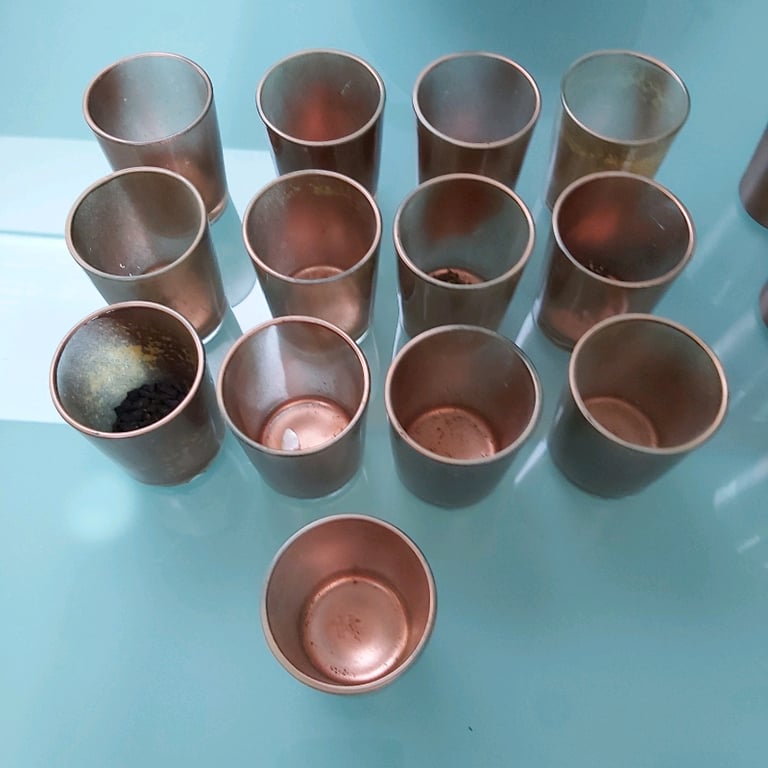 Glass Candle Holders