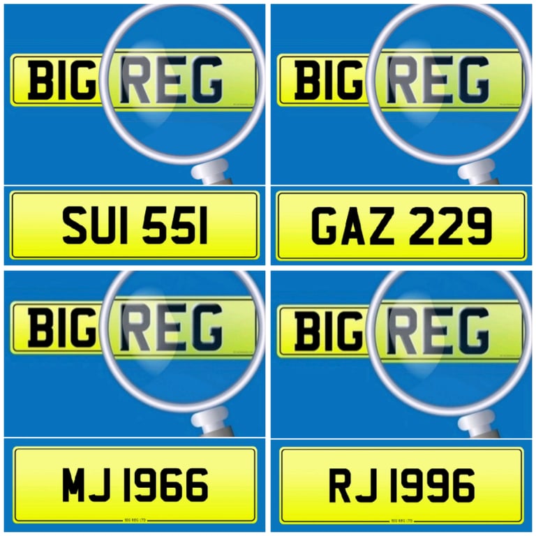 DATELESS PRIVATE REGISTRATION CHERISHED NUMBER PLATE STARTING AT £799