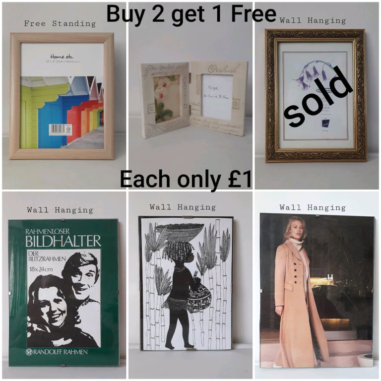 PICTURE FRAMES BUY 2 GET 1 FREE 