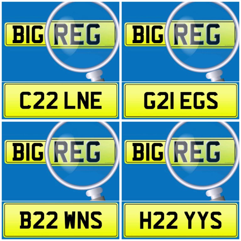 OLD PREFIX PRIVATE REGISTRATION CHERISHED NUMBER PLATES FROM £1000