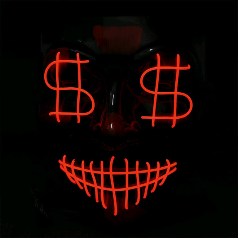 Halloween LED Purge Mask