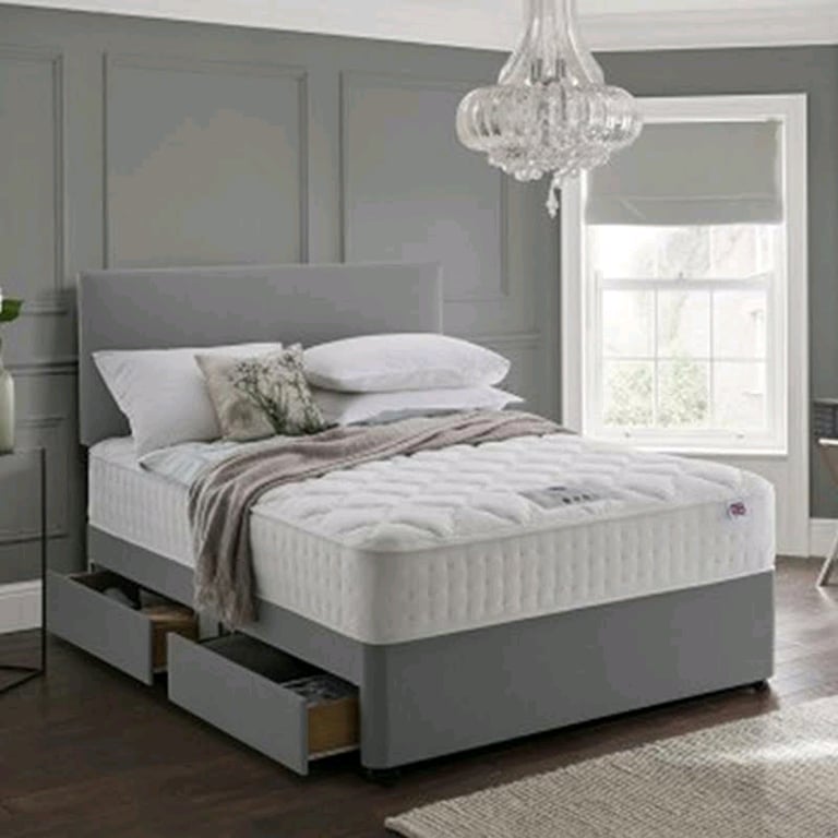 image for ***Extra Strong New Divan Single Double Small Double Bed and King Size Bed and Mattress For Sale**