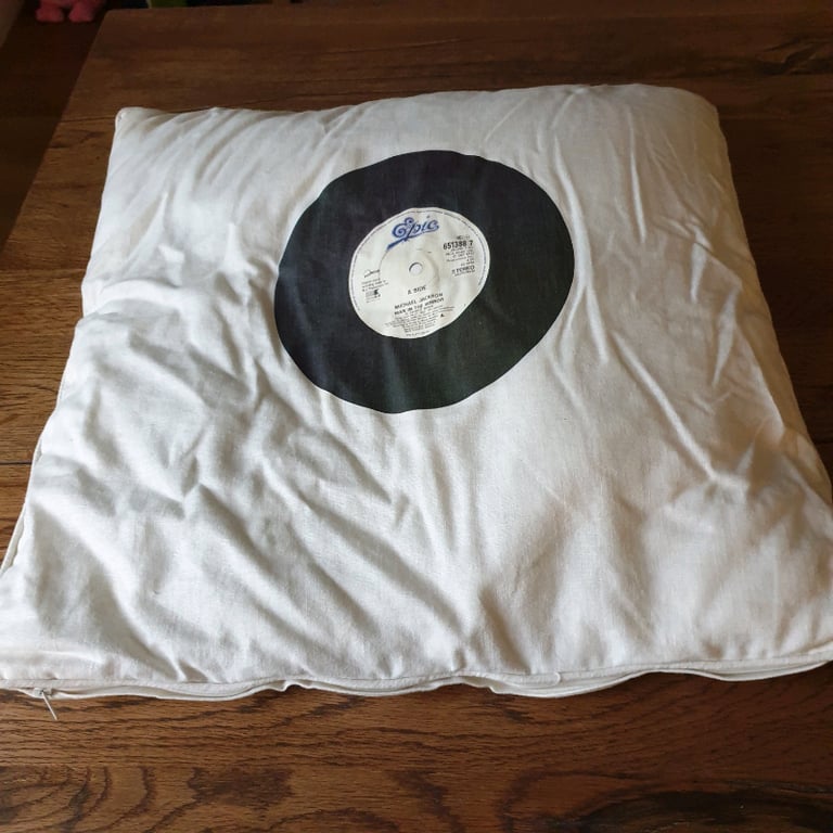 image for Micheal Jackson record cushion