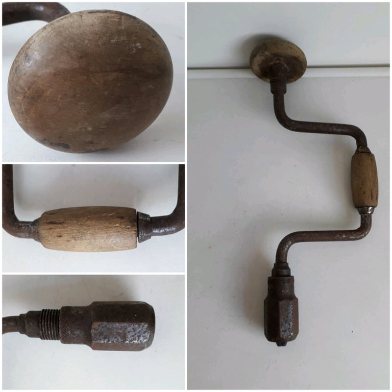 VINTAGE HAND BRACE DRILL