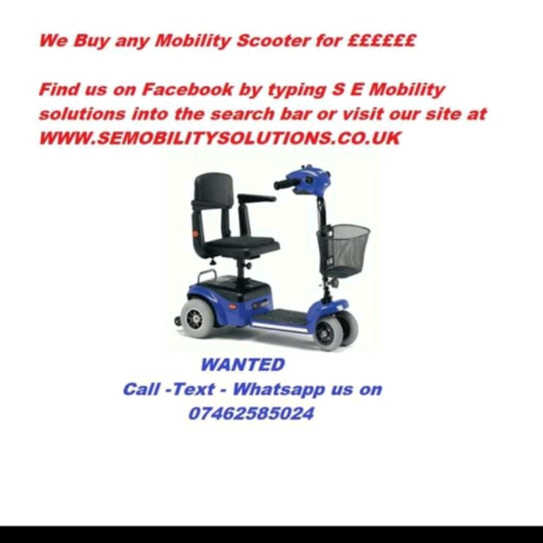 image for We buy any mobility scooter or electric wheelchair lincs