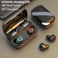 TWS Earbud Bluetooth5.1 3500mAh Charging Box Wireless9D Stereo Sports Waterproof 