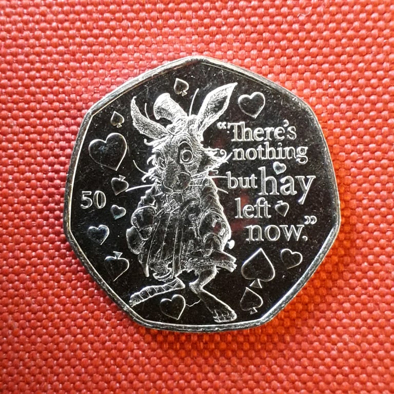 image for 50p 2021 - March Hare - Alice in Wonderland coin