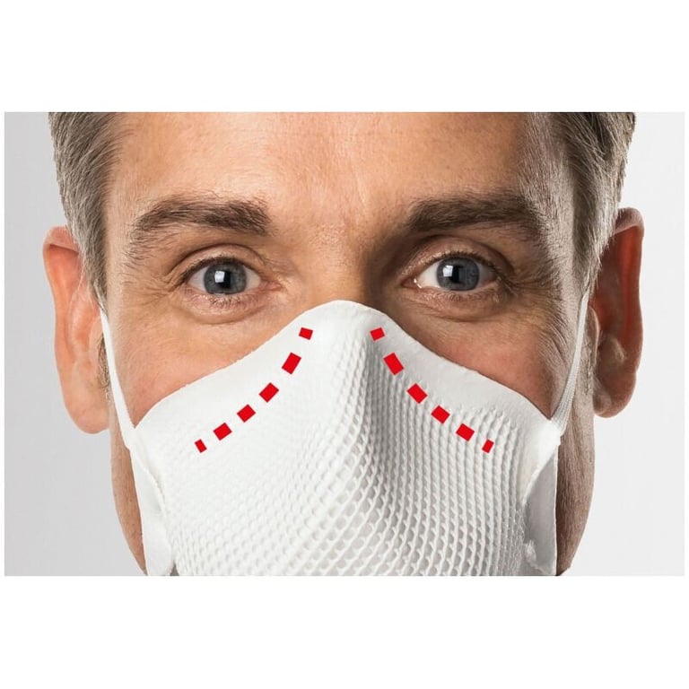 3 x MOLDEX 2455 SMART VALVED DISPOSABLE RESPIRATOR MASK's FFP2 NR D 4 ALL TRADES