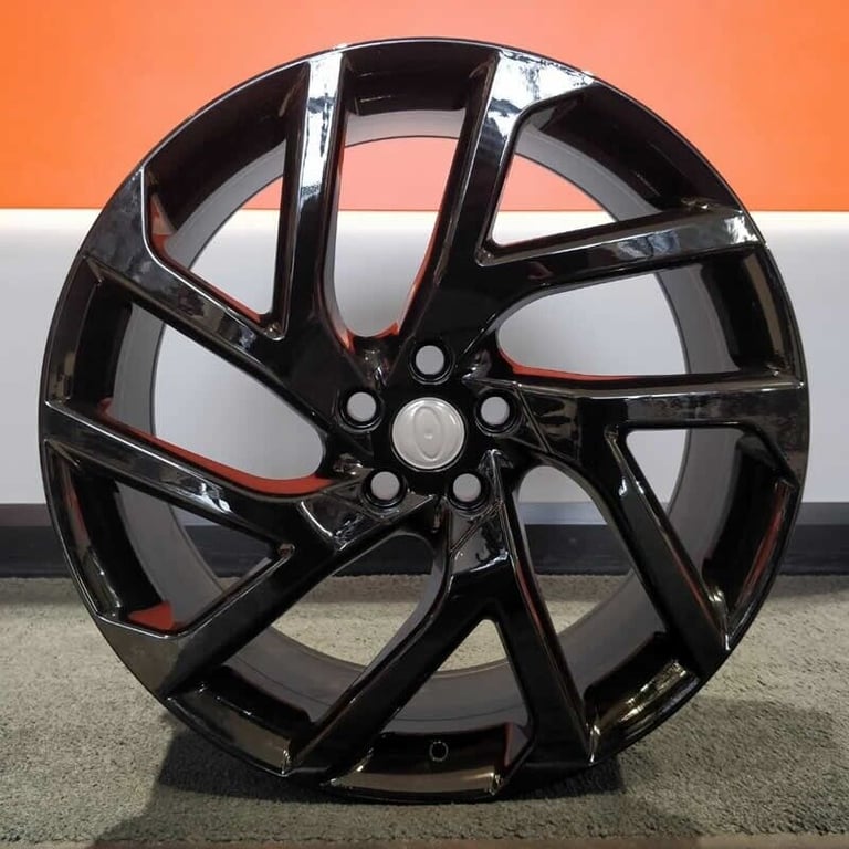 20Inch SVR Style alloys (Gloss black) wheels and tyres (5x108) Suits Rangerover Evoque Models