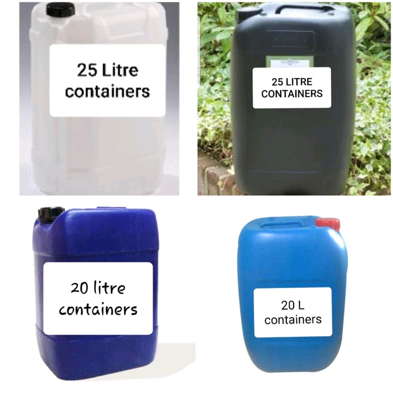 25L 25 L 1000L 1000 LITRE IBC CUBES CONTAINERS PLASTIC JARS OIL DRUMS 